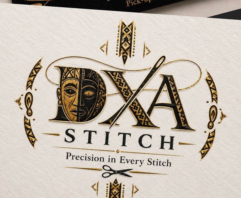 DXA STITCH LLC logo card: pick-up and delivery available
